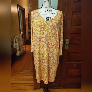 CARIBBEAN JOE WOMEN'S DRESS/BEACH COVER UP SIZE 1X